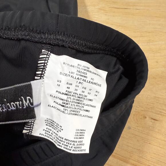 Miraclesuit NWT Black Swim Skirt Bottom Size 18 Slimming Shaping Full Coverage - Picture 8 of 13